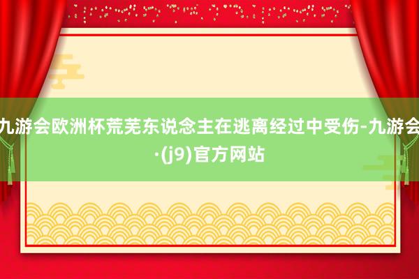 九游会欧洲杯荒芜东说念主在逃离经过中受伤-九游会·(j9)官方网站