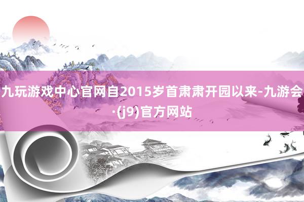 九玩游戏中心官网自2015岁首肃肃开园以来-九游会·(j9)官方网站